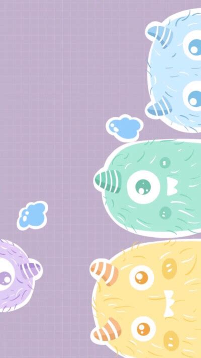 可爱小怪兽壁纸图片