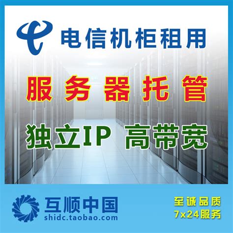 上海张江机房1U服务器托管、上海骨干电信数据中心真如机房托管-淘宝网