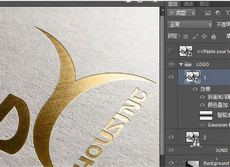 Photoshop巧用素材制作金色质感的烫金字教程 - PS教程网