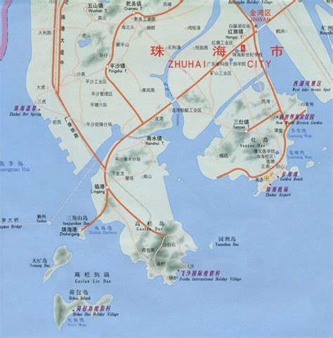 珠海金湾最新规划图,珠海金湾规划图,珠海规划_大山谷图库