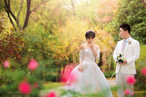 女歌手李嘉格中西式婚纱照大批K,明显超大红色玫瑰花海吸引眼球_凤凰网