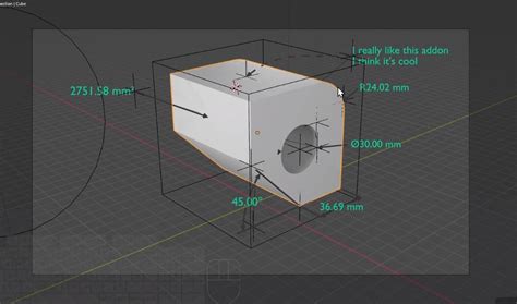 Blender绘图CAD模型尺寸样式技术测量插件 Measurable V1.2+使用教程_CGtar / CG艺站
