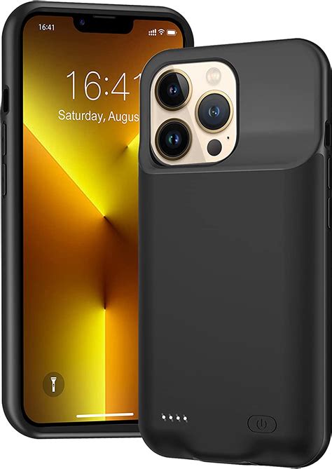 Amazon.com: SNRONEW Battery Case for iPhone 13 Pro, 7000mAh Ultra-Slim ...