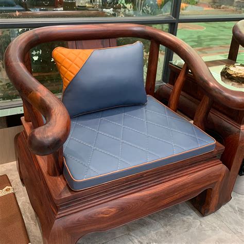 红木沙发坐垫实木中式古典家具沙发垫布套海绵罗汉床棕垫硬定做_虎窝淘