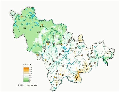 吉林省行政区划图+行政统计表 - 吉林省地图 - 地理教师网