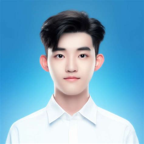 青少年正面照片图片