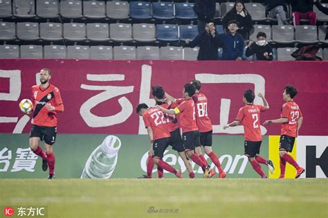 [亚冠]山东鲁能2-2庆南FC_新浪图片