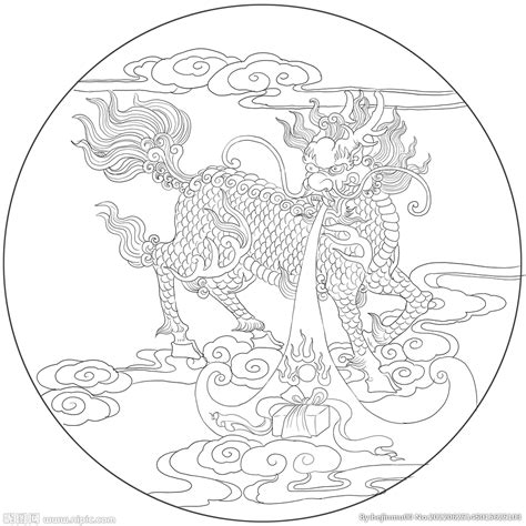 麒麟设计图__传统文化_文化艺术_设计图库_昵图网nipic.com