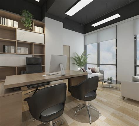 不一样的办公空间效果图|空间|家装设计|咖喱小小酥 - 原创作品 - 站酷 (ZCOOL)