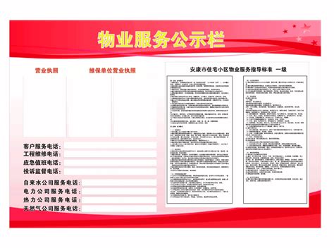 关于规范物业服务公开公示制度的通知-石泉县人民政府