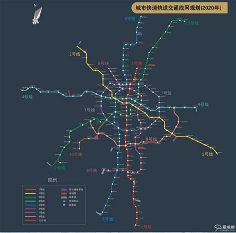 成都地铁线路图图片