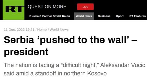 武契奇：乌克兰在科索沃问题上投弃权票，塞方将改变对乌克兰领土完整性的立场__财经头条