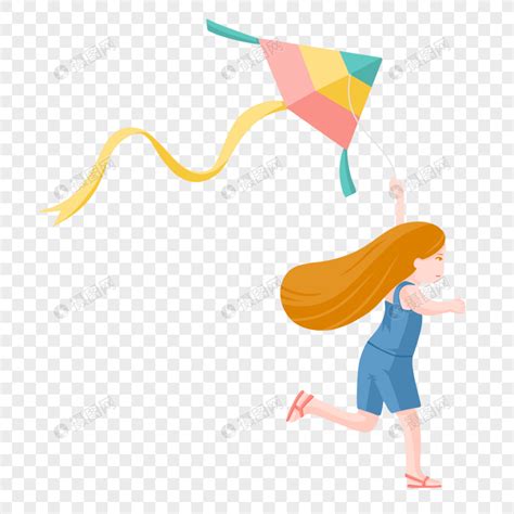 风筝女生头像手绘温柔