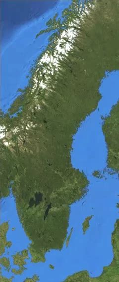瑞典地图图片