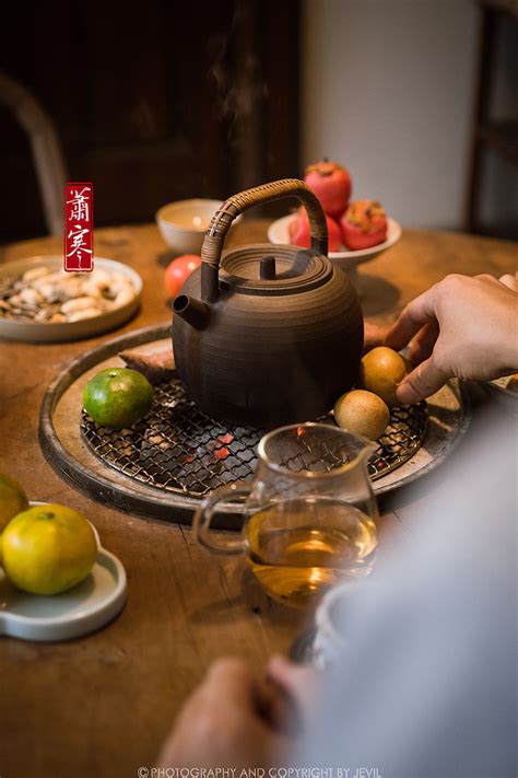 煮茶图图片