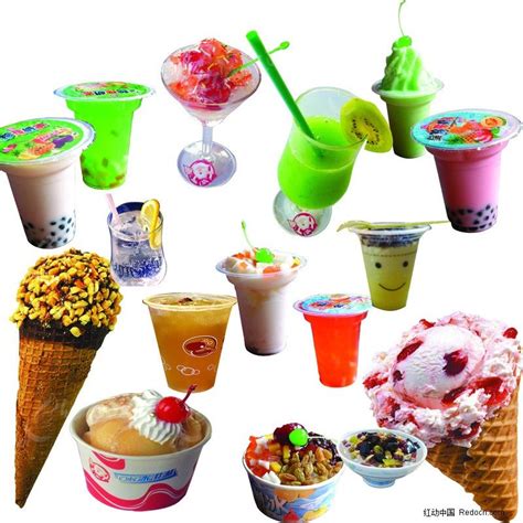 奶茶冰淇淋图片素材PSD免费下载_红动中国
