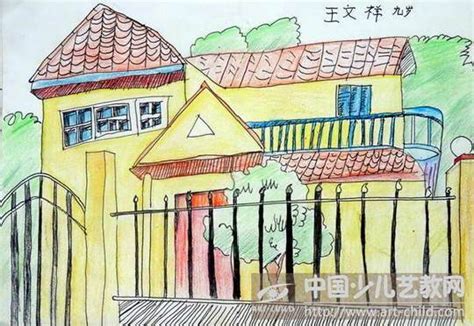 最简单的房子怎么画_小学生房屋绘画图片展- 老师板报网