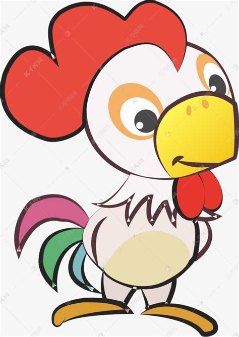卡通鸡图片
