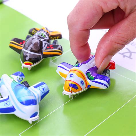 外贸库存玩具日单迷你木制飞机系列十二件套可动飞机玩具和风系列-阿里巴巴