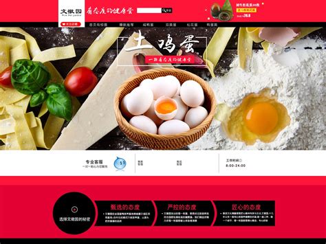 农产品 蛋类产品 天猫旗舰店：PC端首页设计 商业拍摄 _余敏-站酷ZCOOL