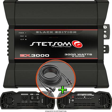 Comprar Modulo Ex3000 Stetsom Black Edition 2 Ohms + Controle Longa ...