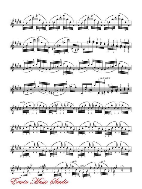 帕格尼尼钟小提琴谱,帕格尼尼钟小提琴,帕格尼尼24小提琴(第14页)_大山谷图库