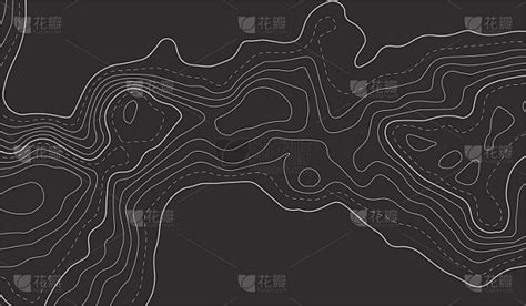 等高线地形图图片