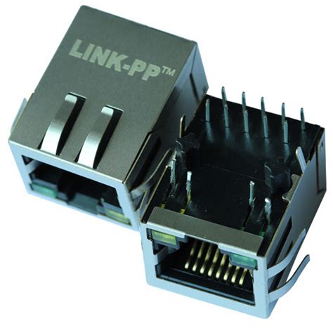 JXD0-0001NL 千兆 带变压器8p8c 90度网线连接器对接头rj45母座-阿里巴巴