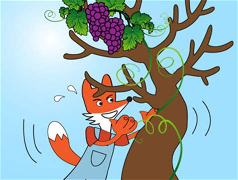 葡萄和狐狸的故事简短_知秀网