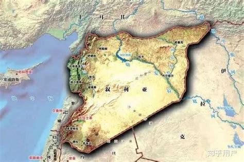叙利亚世界地图,叙利亚世界地图位置,叙利亚在哪_大山谷图库