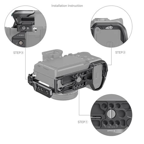 SmallRig "Rhinoceros" Advanced Cage Kit for Sony Alpha 7R V / Alpha 7 ...
