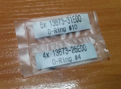 4x 13673-26E00 and 6x 13673-31F00 o ring kit for suzuki bandit | eBay