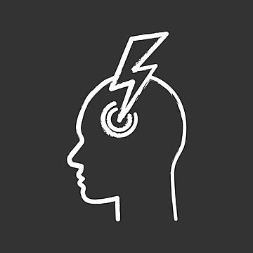 Neon Icon Of Girl With Migraine And Pms Vector, Shiny, Vector, Art PNG ...