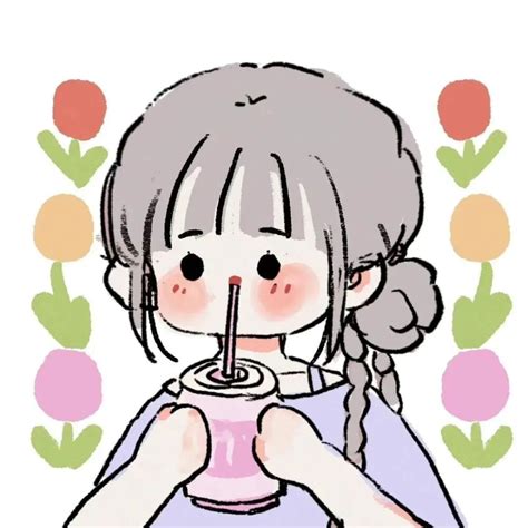 非主流团头像手绘