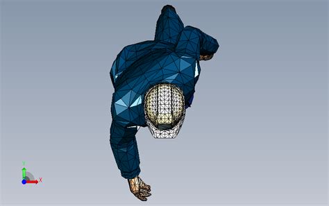 人体模型人体姿势模型sw12_SOLIDWORKS 2012_模型图纸下载 – 懒石网