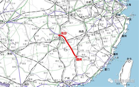 长赣高铁（湖南段）线路走向方案披露，设计时速350公里_长沙