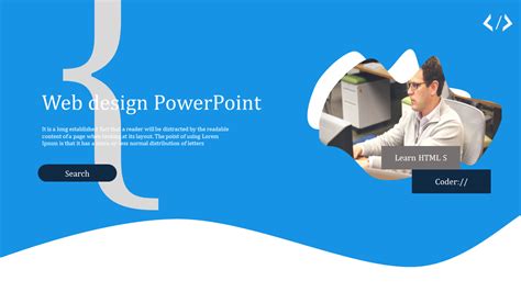 Stunning Web Design Presentation Template PPT Slides