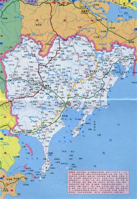 漳浦县地图 - 中国地图全图 - 地理教师网