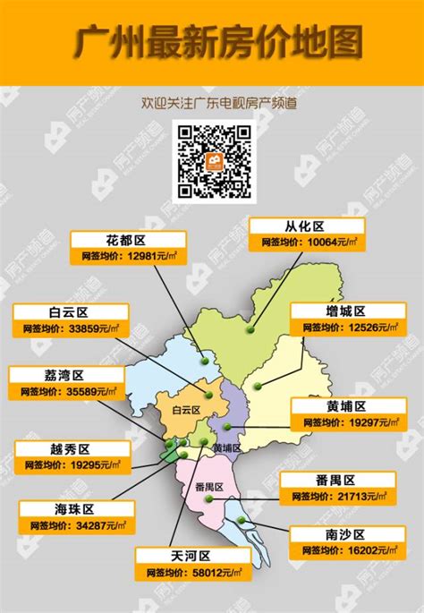 2017广州房价分布图,广州区域分布图,广州分布图_大山谷图库