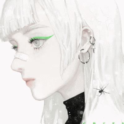 Gif女头闪图图片