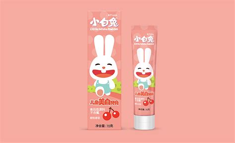 【赠2支牙刷】小白兔水果味儿童牙膏60g*4只 - 惠券直播 - 一起惠返利网_178hui.com