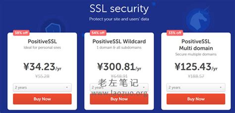NameCheap SSL证书优惠 PositiveSSL 年34元 | 老左笔记