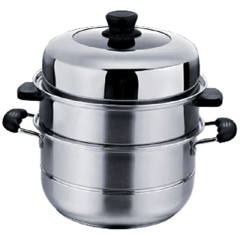 不锈钢单层蒸锅 双层蒸锅 三层蒸锅 加大容量节能汤蒸锅 汤锅-阿里巴巴