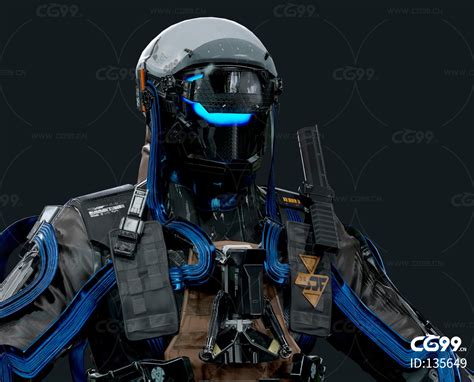 PBR高品质战争机器 科幻机器人模型 装甲 写实未来机器人 武装机甲 战争机器人模型- 3D资源网-国内最丰富的3D模型资源分享交流平台