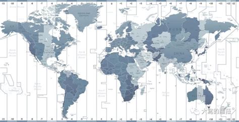 世界时间地图图片