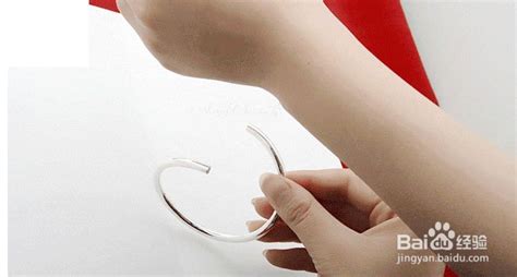 银手镯正确佩戴方法及怎么测量出合适您手腕手镯-百度经验