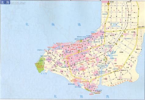 北海市地图下载-广西北海市的电子地图去哪里下载？我想矢量化其边界