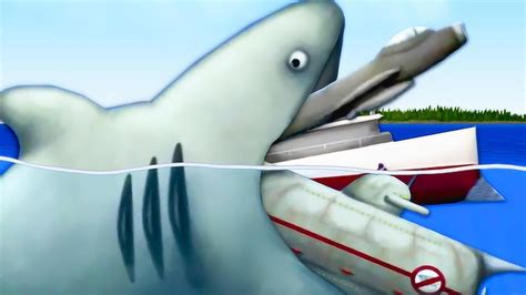 小熙解说 饥饿的鲨鱼 一只大白鲨怎样才能吃掉蓝鲸飞机轮船？_高清1080P在线观看平台_腾讯视频