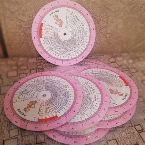 厂家现货生产孕妇预产期可查精准排卵推算盘对照表彩印孕周盘批发-阿里巴巴