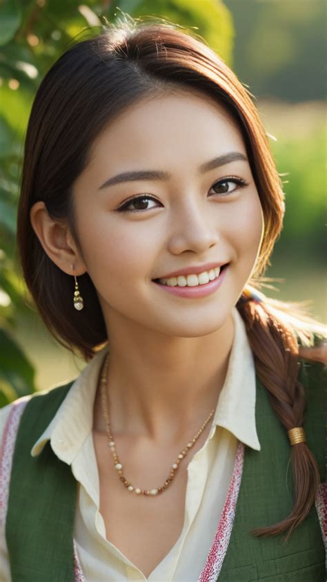 温柔粉色马甲女生头像
